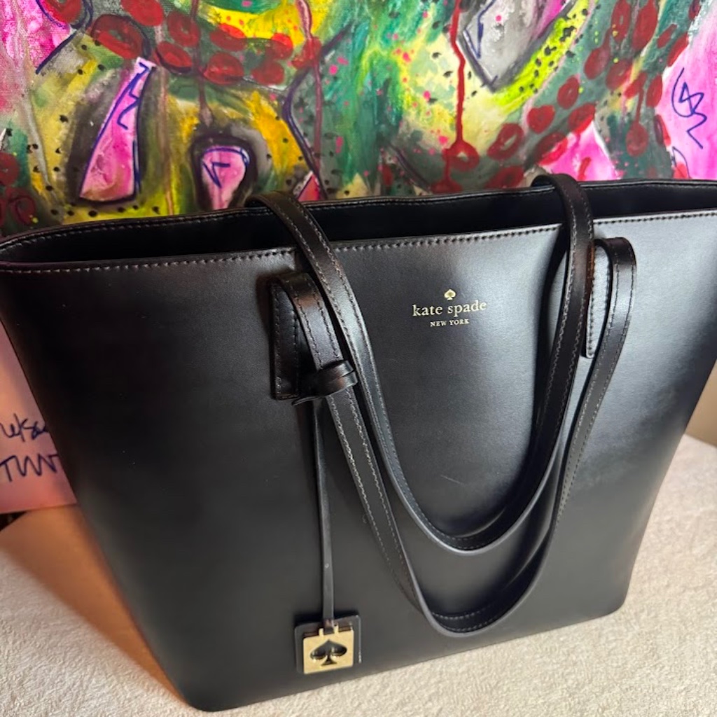 Black Kate Spade Tote Bag